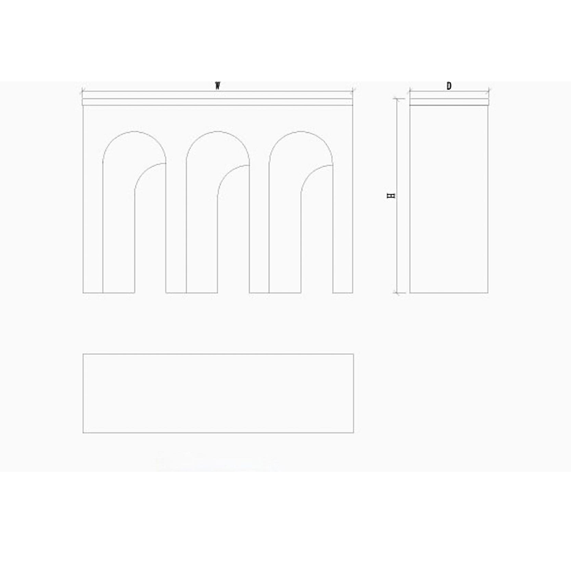 French minimalist porch decoration cabinet