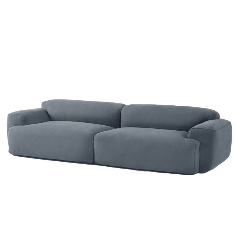Linen fabric four-seat sofa