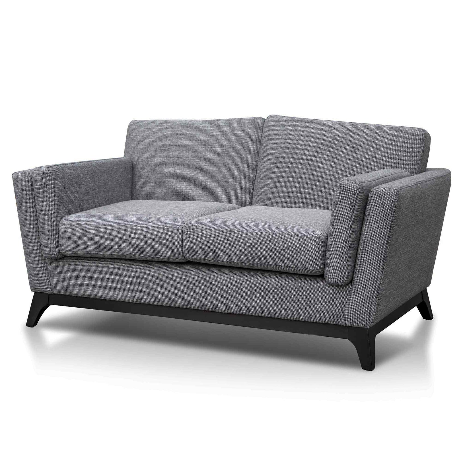 Karla 2 Seater Fabric Sofa - Graphite Grey
