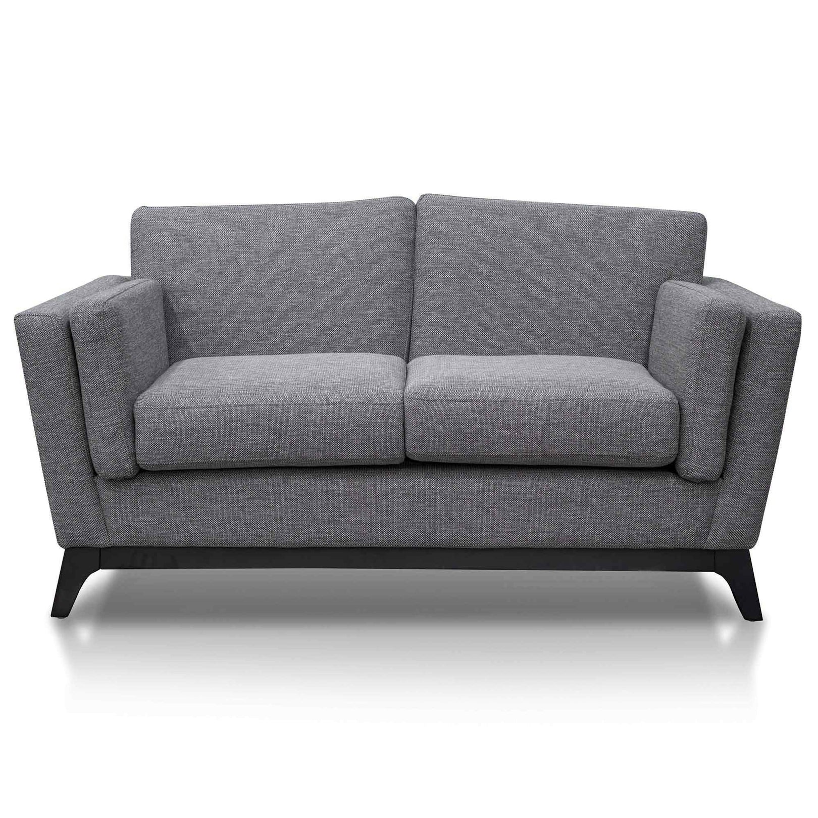 Karla 2 Seater Fabric Sofa - Graphite Grey