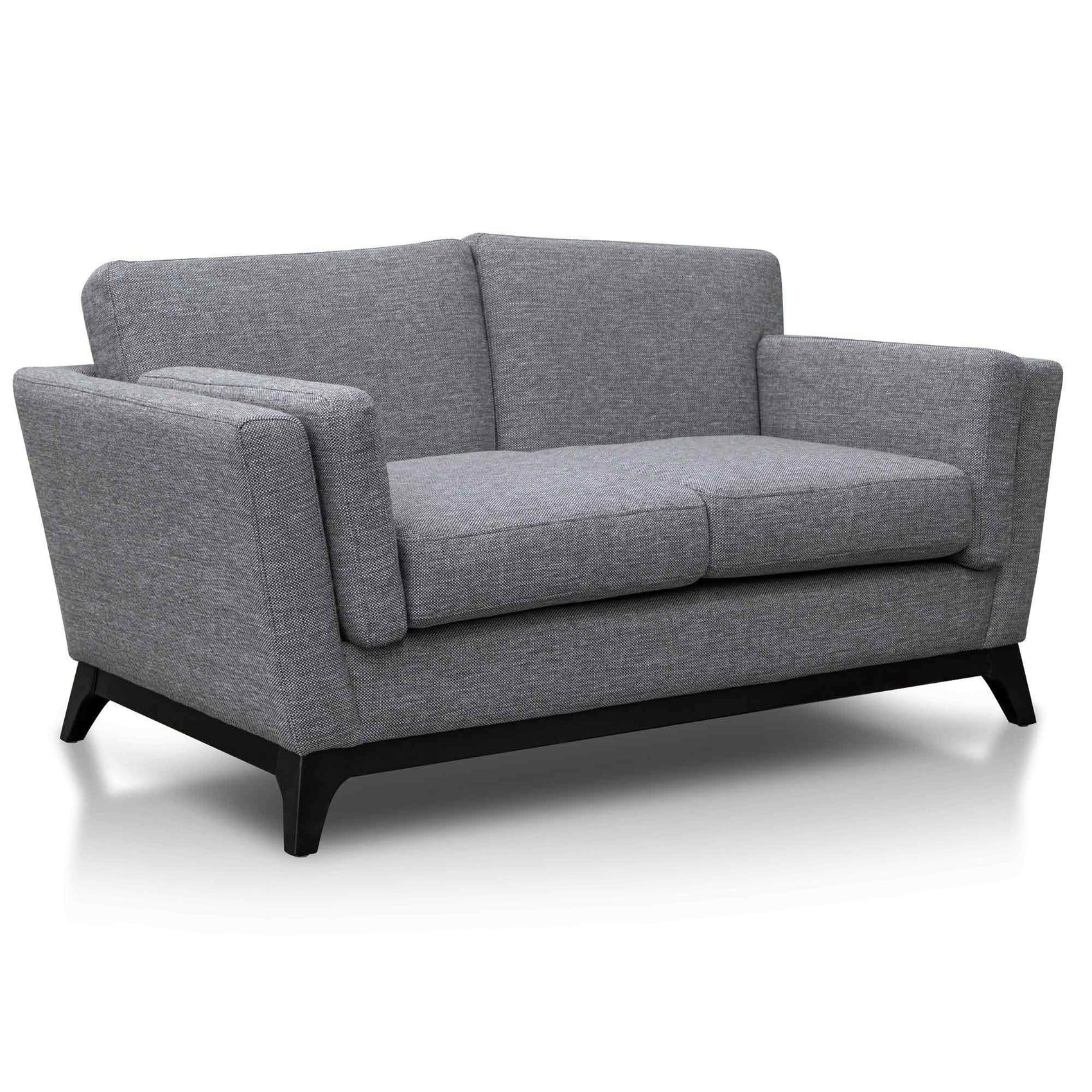 Karla 2 Seater Fabric Sofa - Graphite Grey