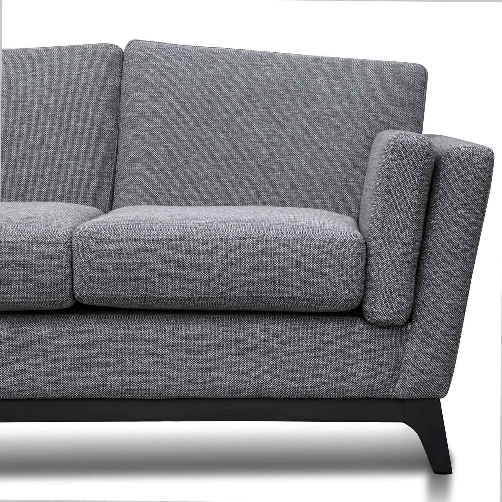 Karla 2 Seater Fabric Sofa - Graphite Grey