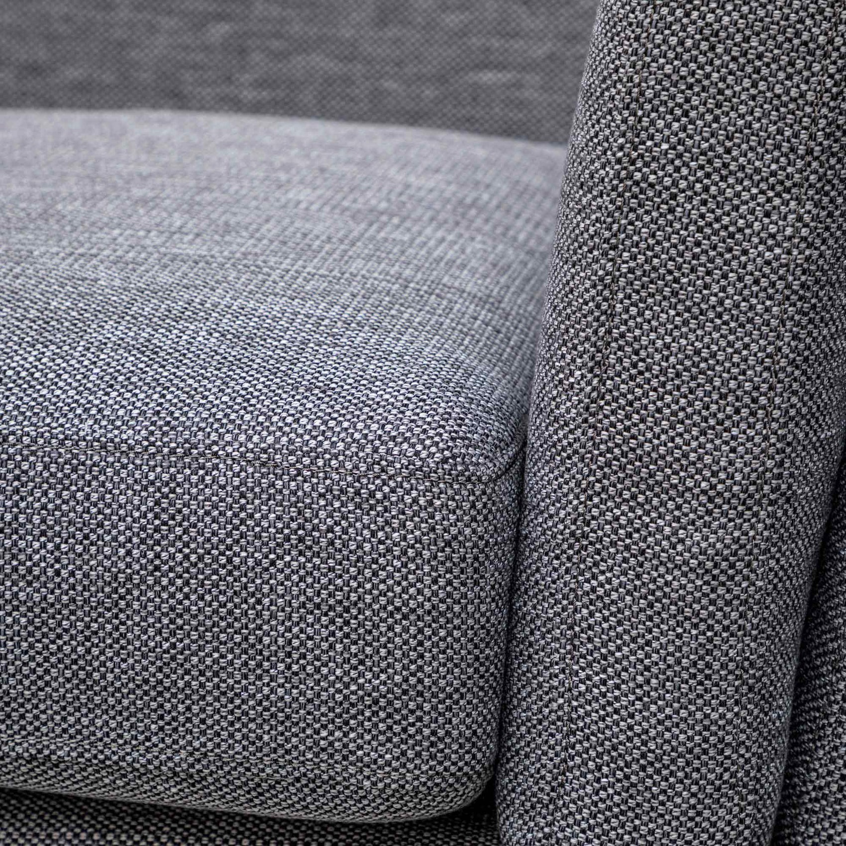 Karla 2 Seater Fabric Sofa - Graphite Grey