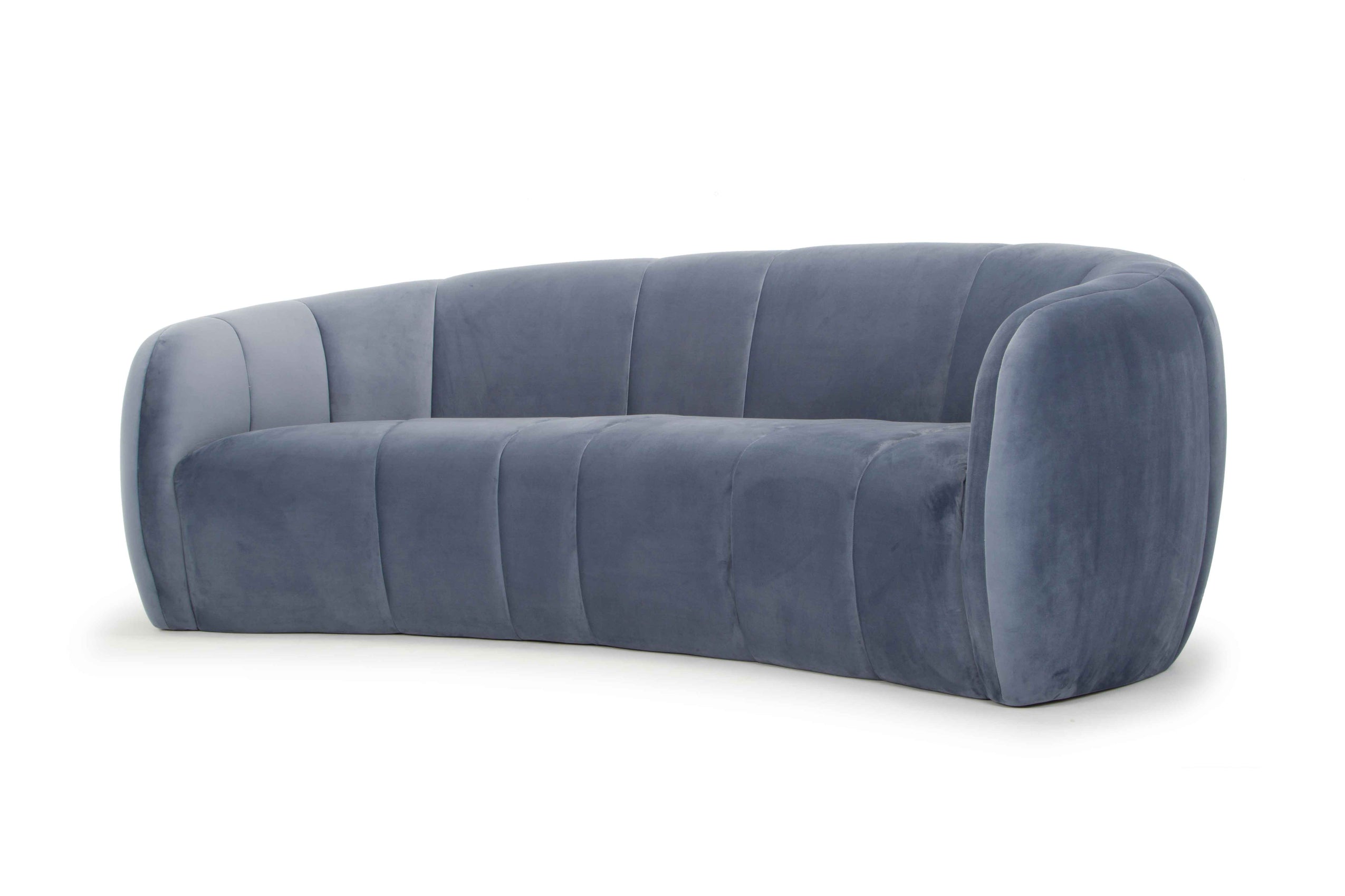 Marisol 3 Seater Fabric Sofa - Dust Blue