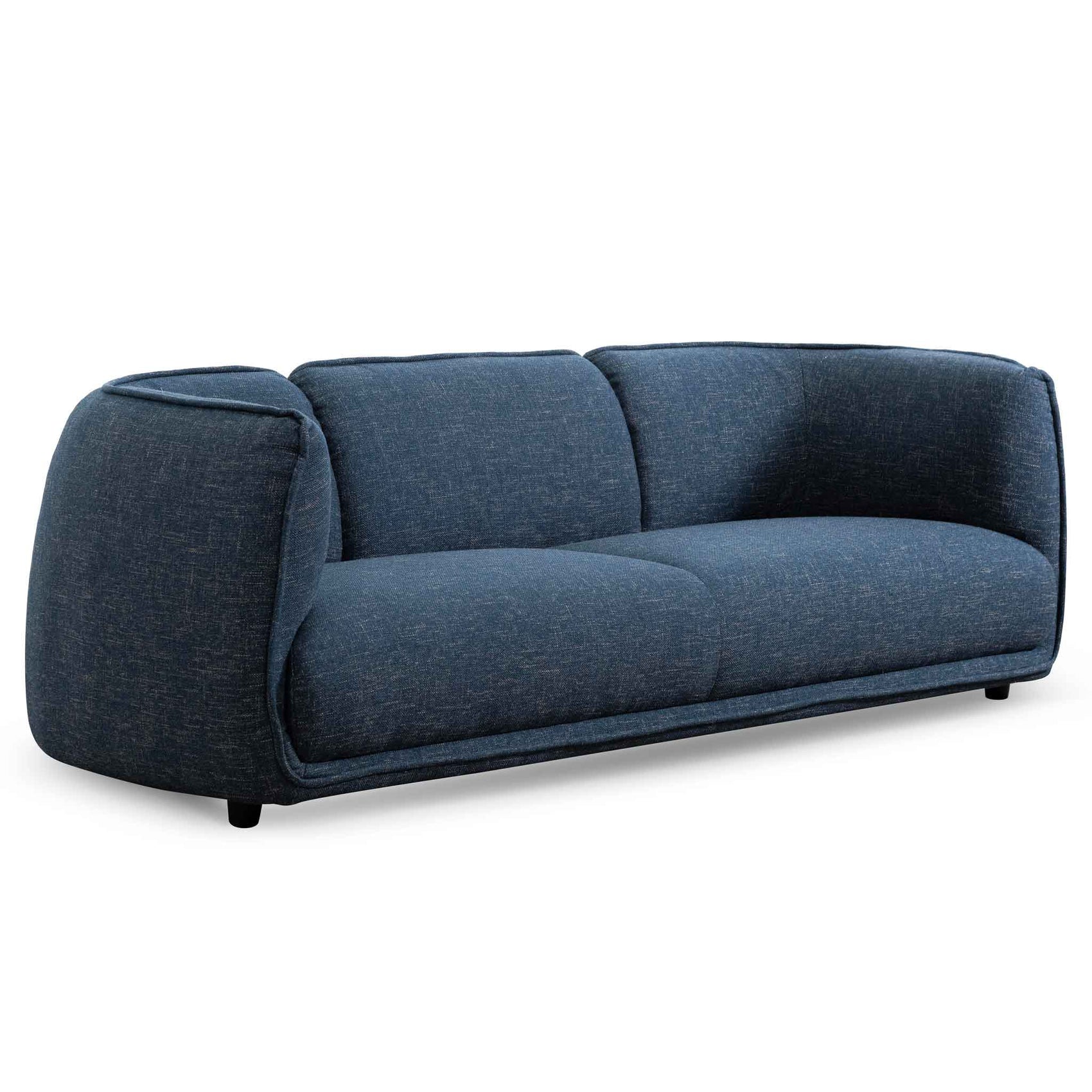 Chapman 3 Seater Fabric Sofa - Dark Blue