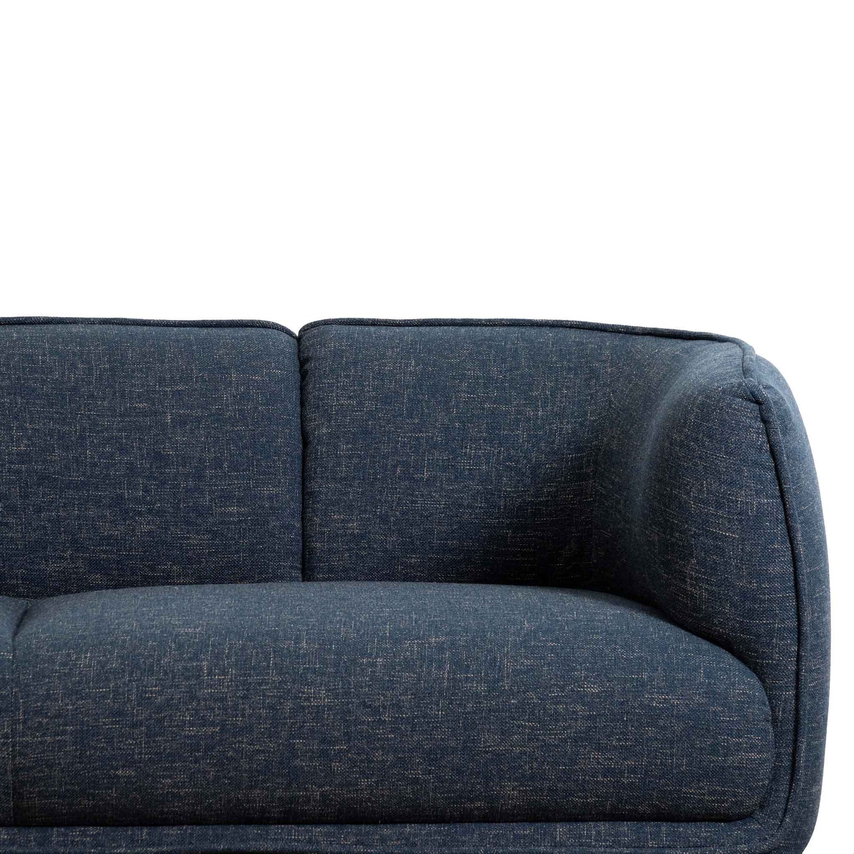 Chapman 3 Seater Fabric Sofa - Dark Blue