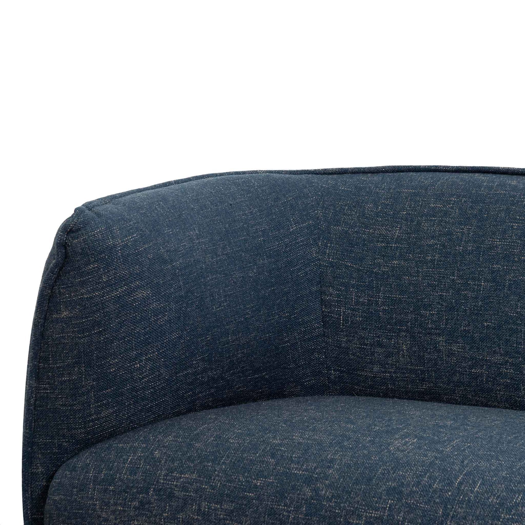 Chapman 3 Seater Fabric Sofa - Dark Blue