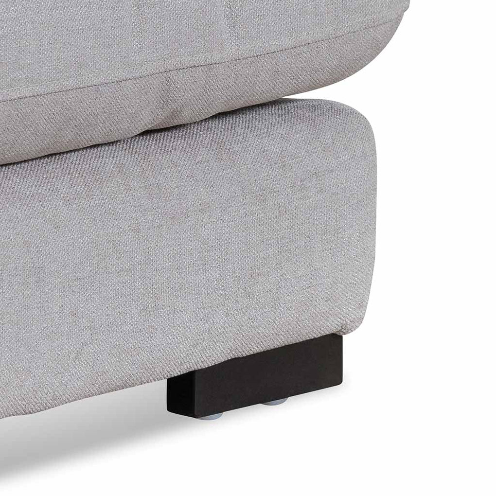 Lucinda 4 Seater Fabric Left Chaise Sofa - Oyster Beige