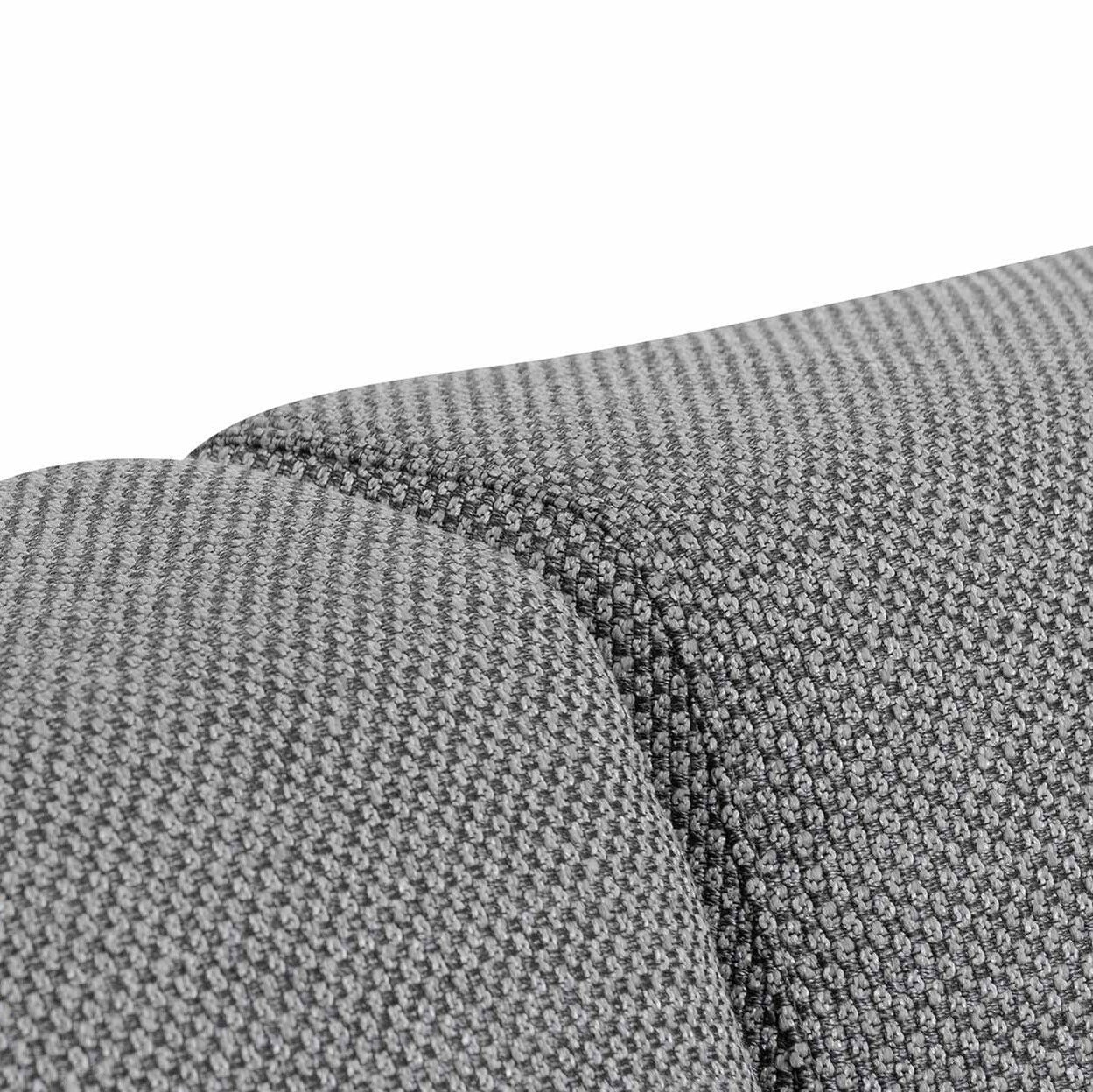 Marlin 3 Seater Right Chaise Fabric Sofa - Noble Grey