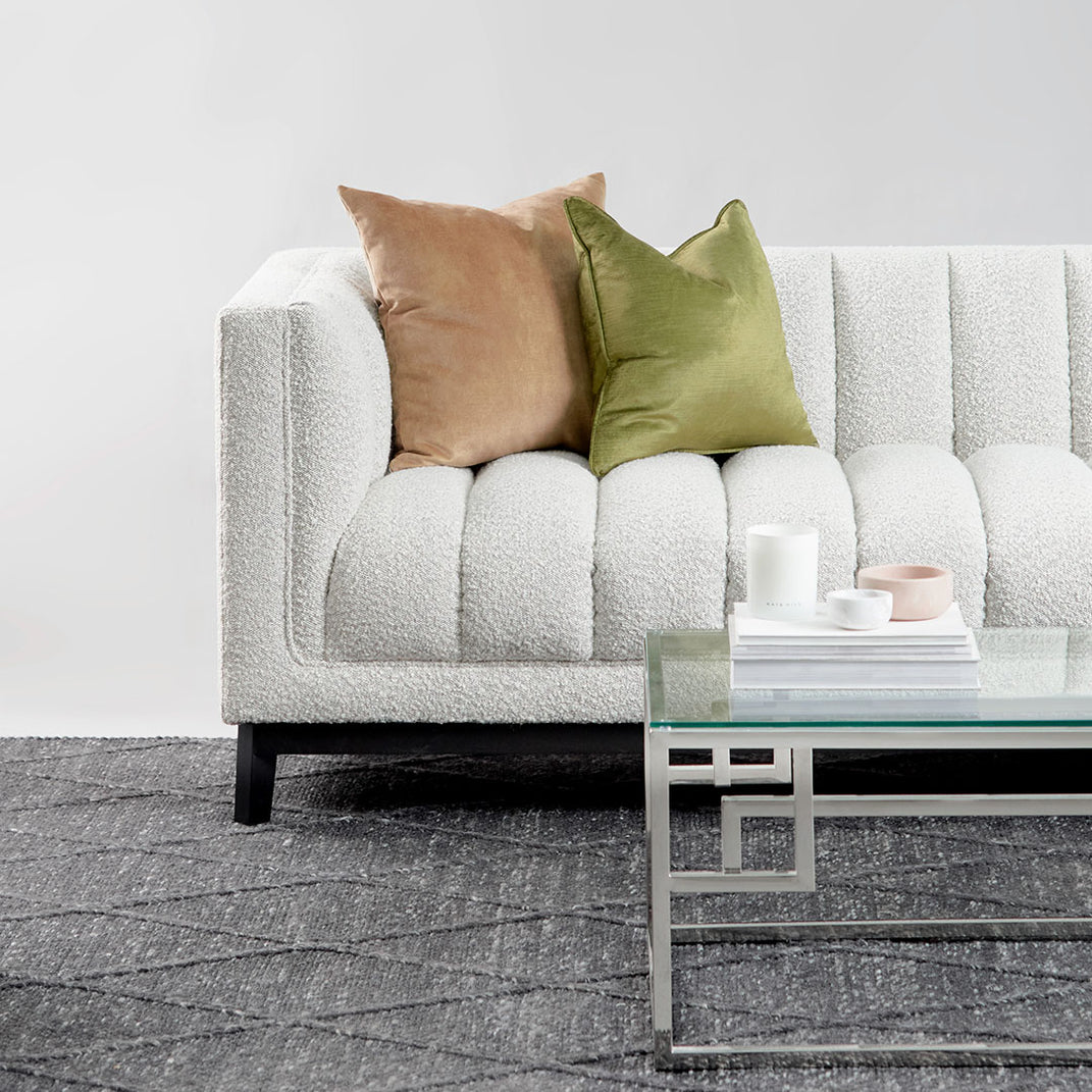 Judith 3 Seater Sofa - Light Grey Boucle