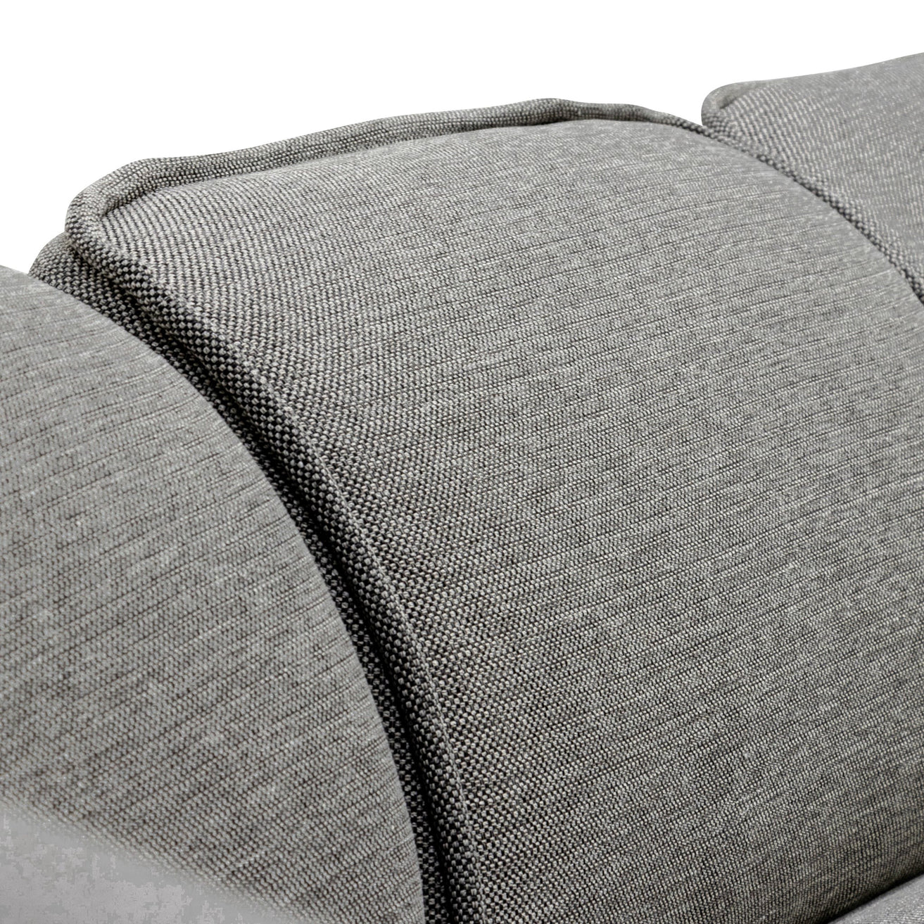 Alvaro Left Return Modular Fabric Corner Sofa - Graphite Grey