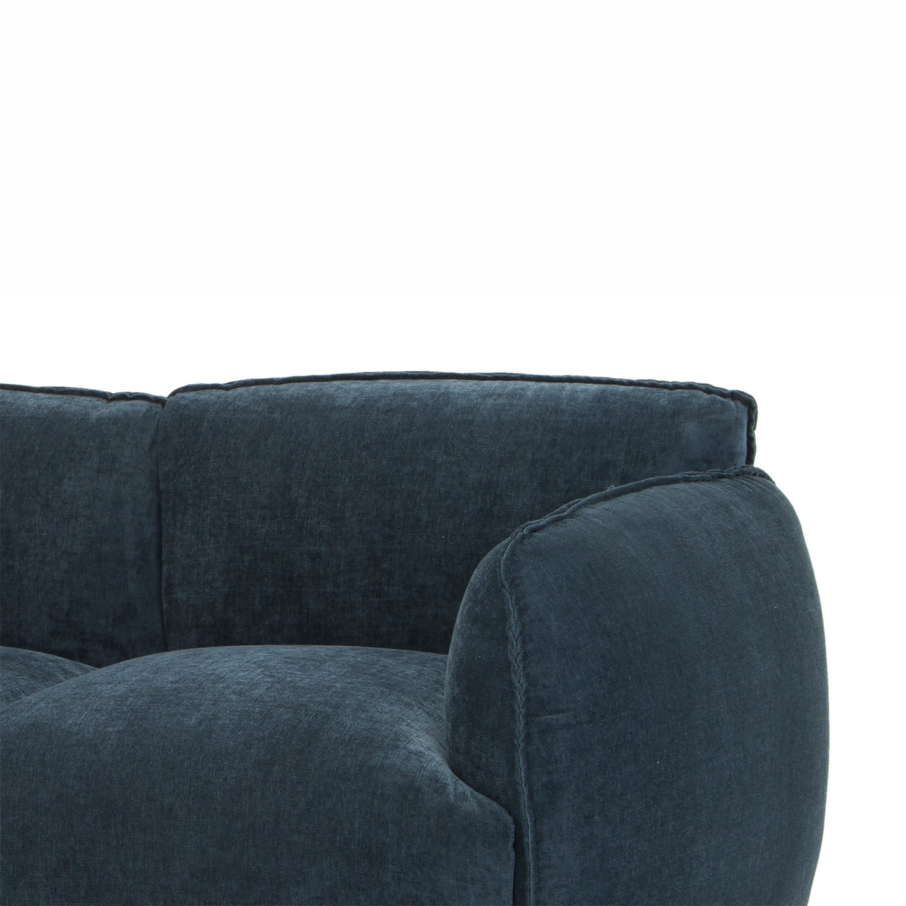 Dane 3 Seater Fabric Sofa - Dusty Blue
