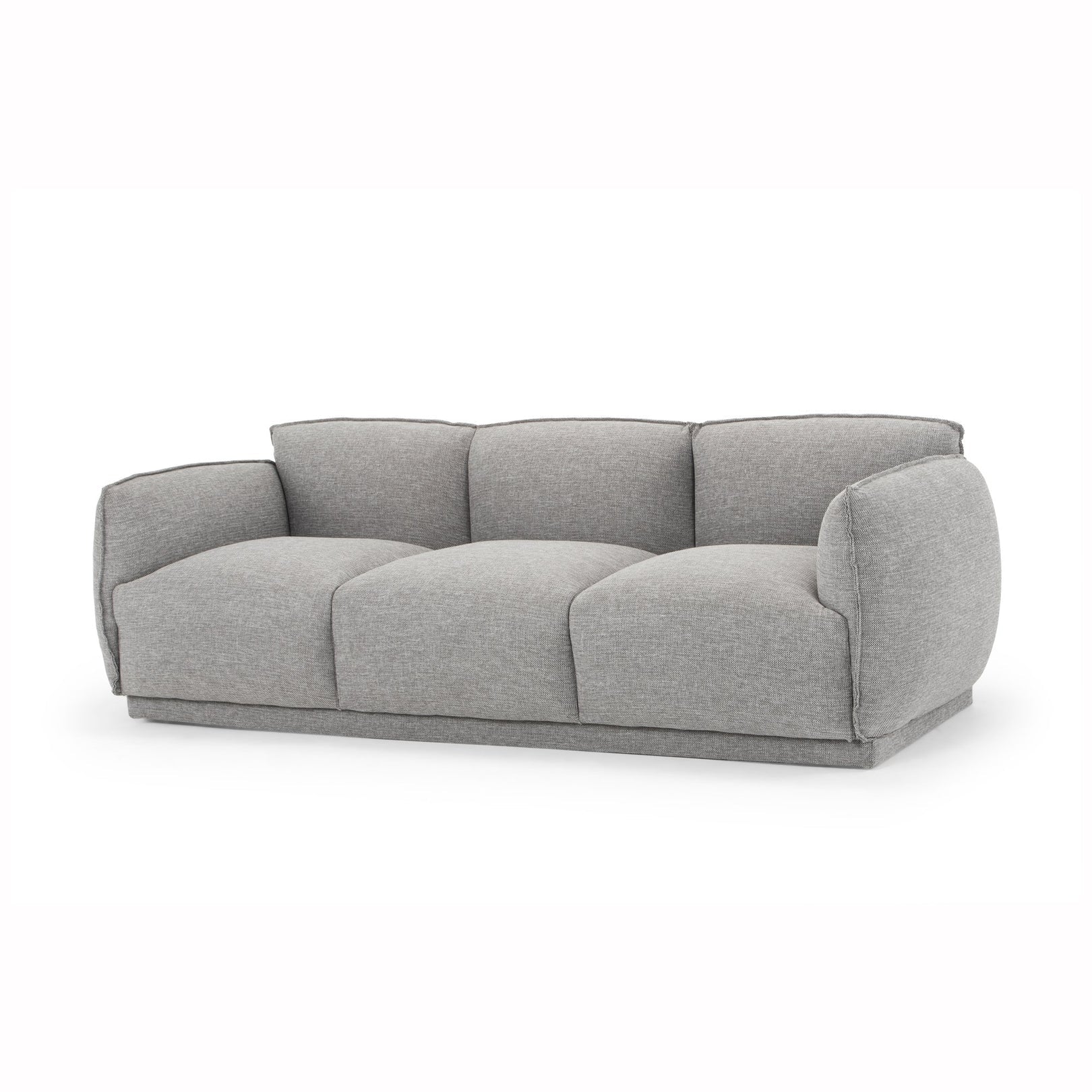 Dane 3 Seater Fabric Sofa - Graphite Grey