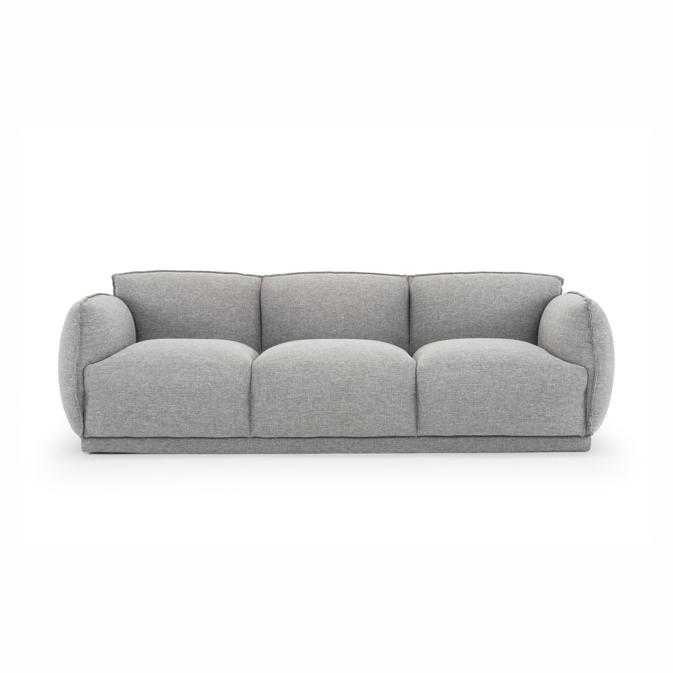 Dane 3 Seater Fabric Sofa - Graphite Grey