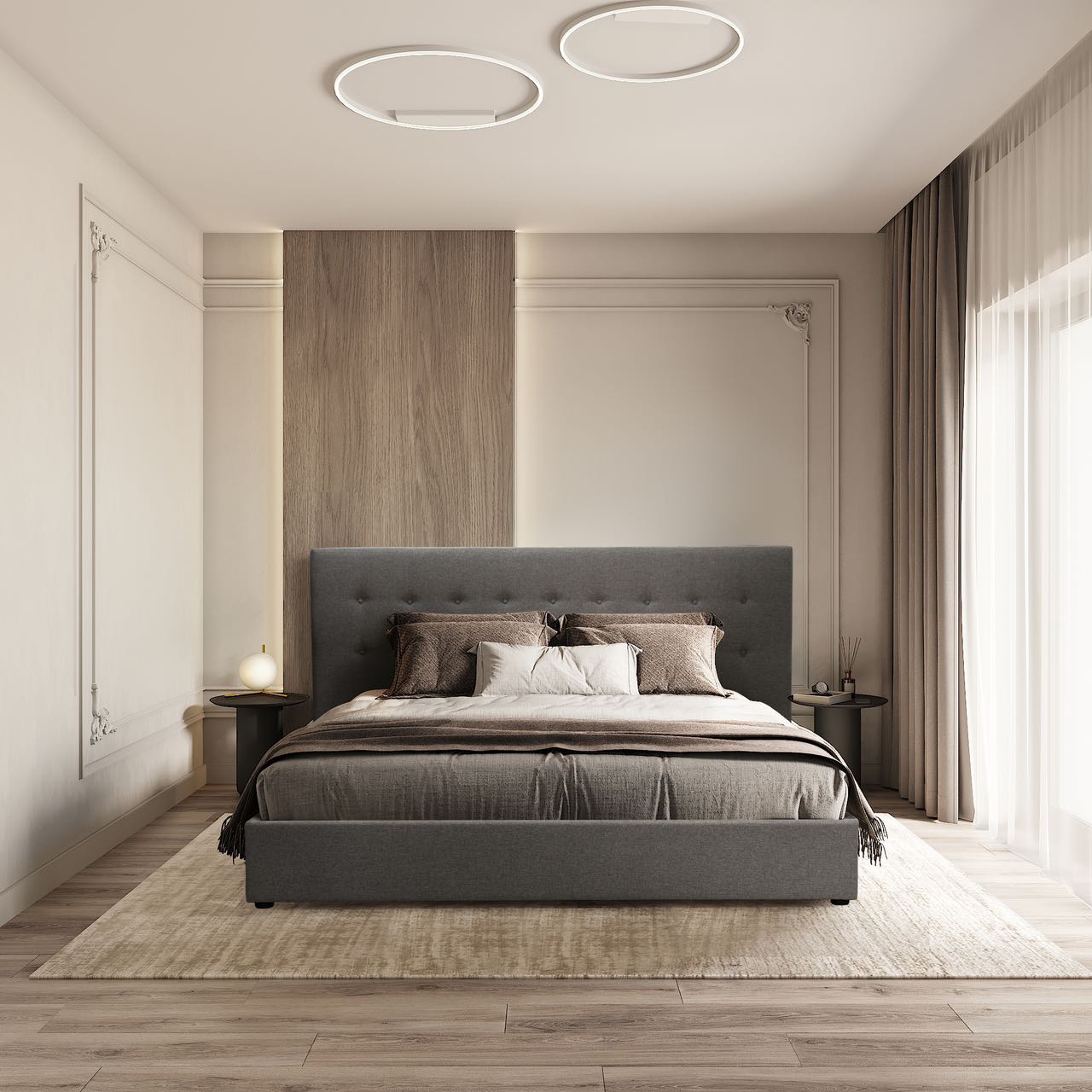 Cotton and linen cloth bed