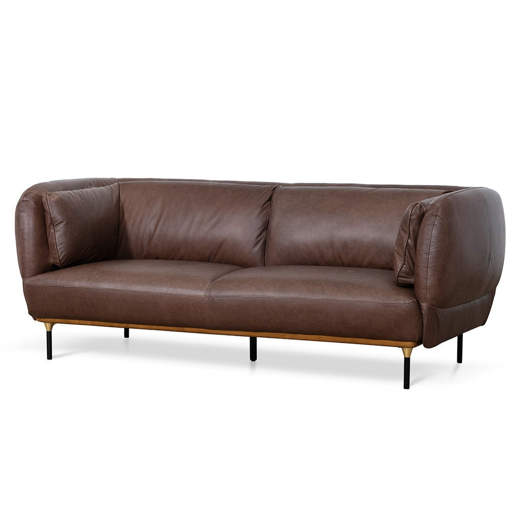 Arwel 3 Seater Sofa - Dark Brown