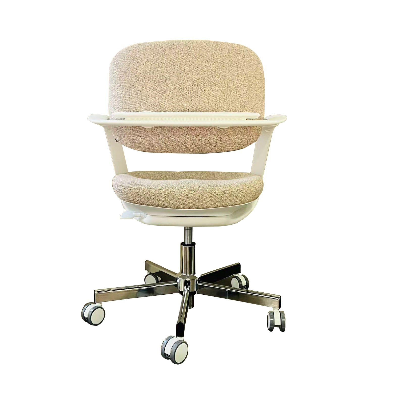 Comfy Pink Swivel Office Chair - Adjustable & Ergonomic