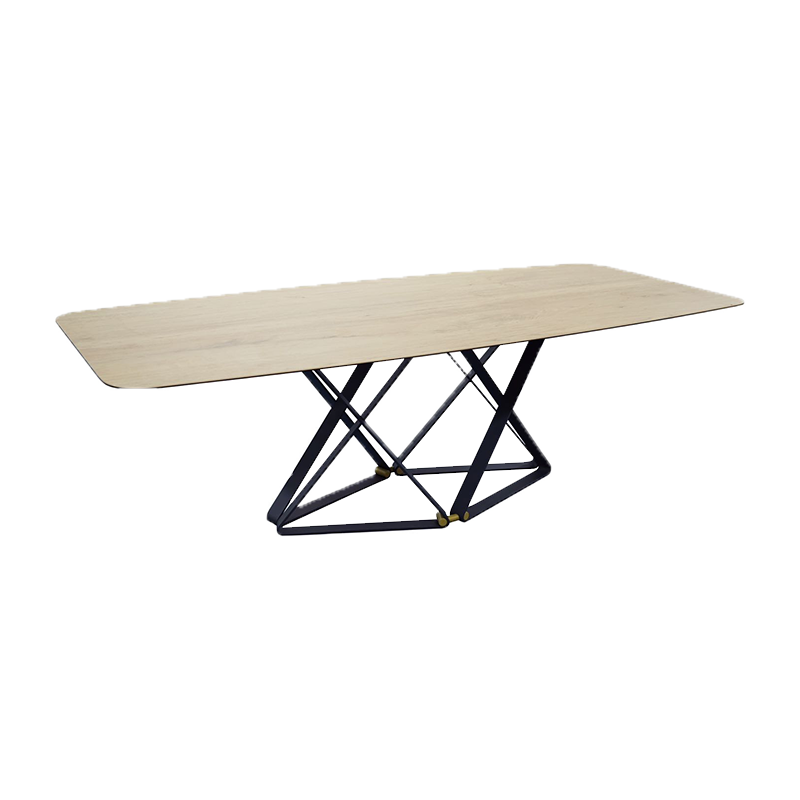 Tempered glass dining table