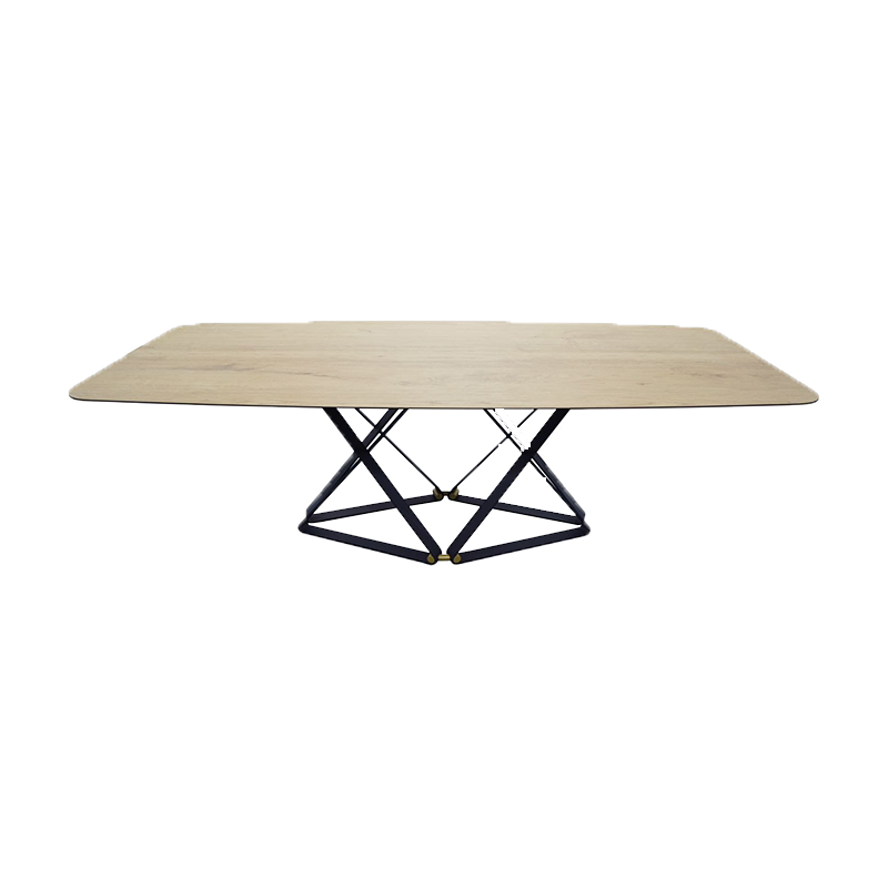 Tempered glass dining table