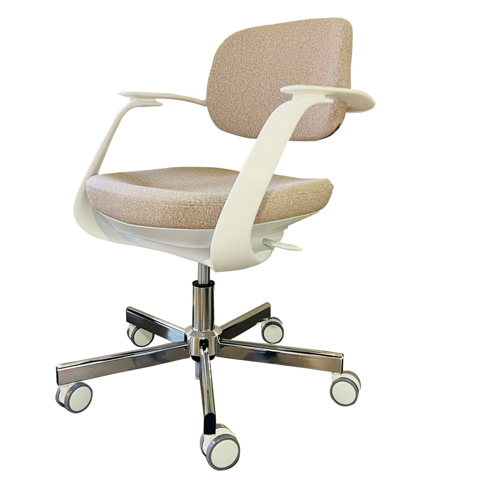 Comfy Pink Swivel Office Chair - Adjustable & Ergonomic