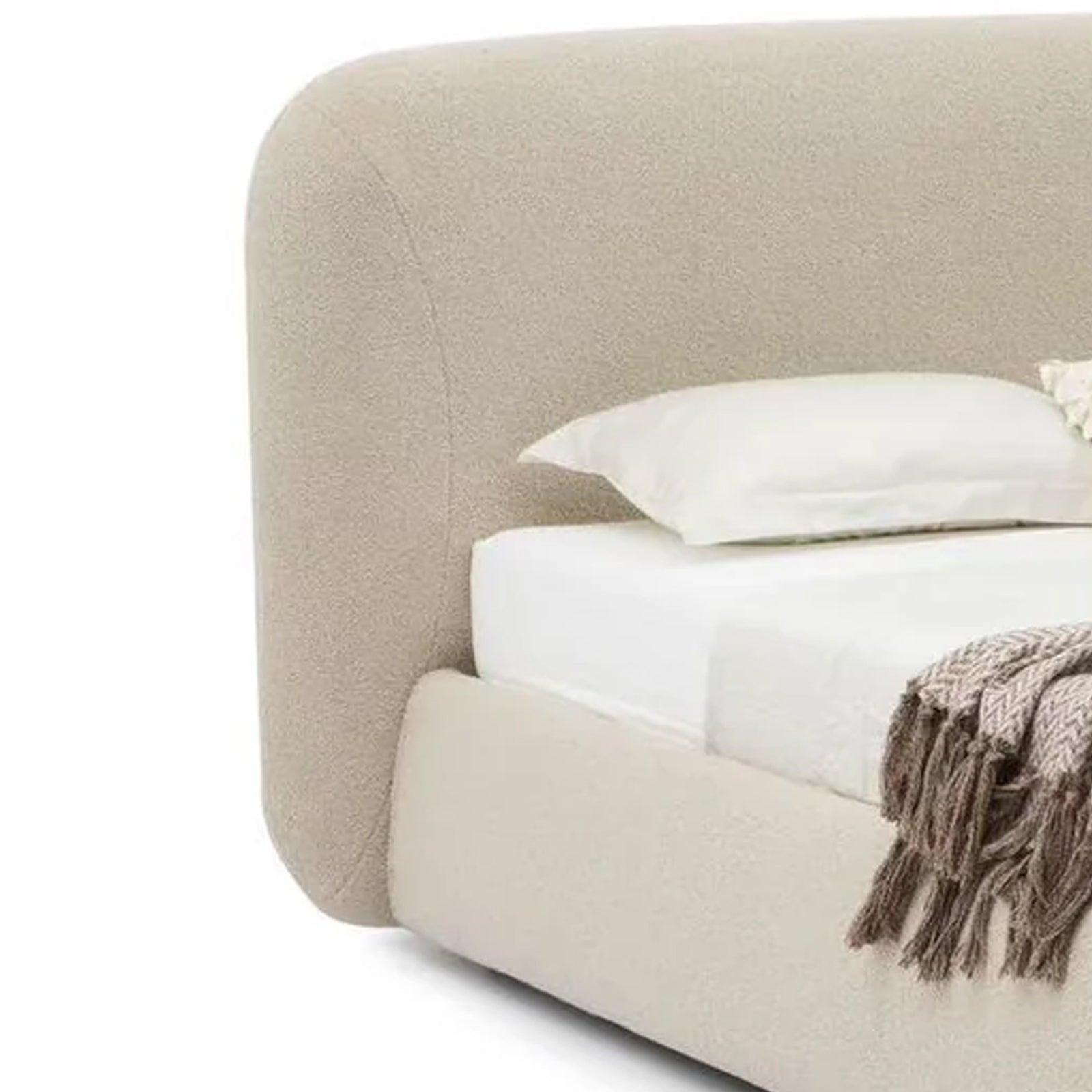 Modern Simple Cotton Velvet Floor Bed