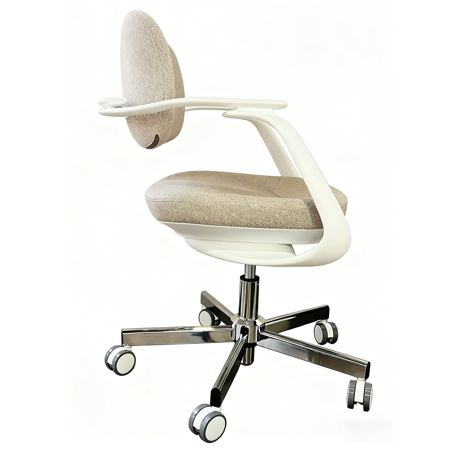 Comfy Pink Swivel Office Chair - Adjustable & Ergonomic