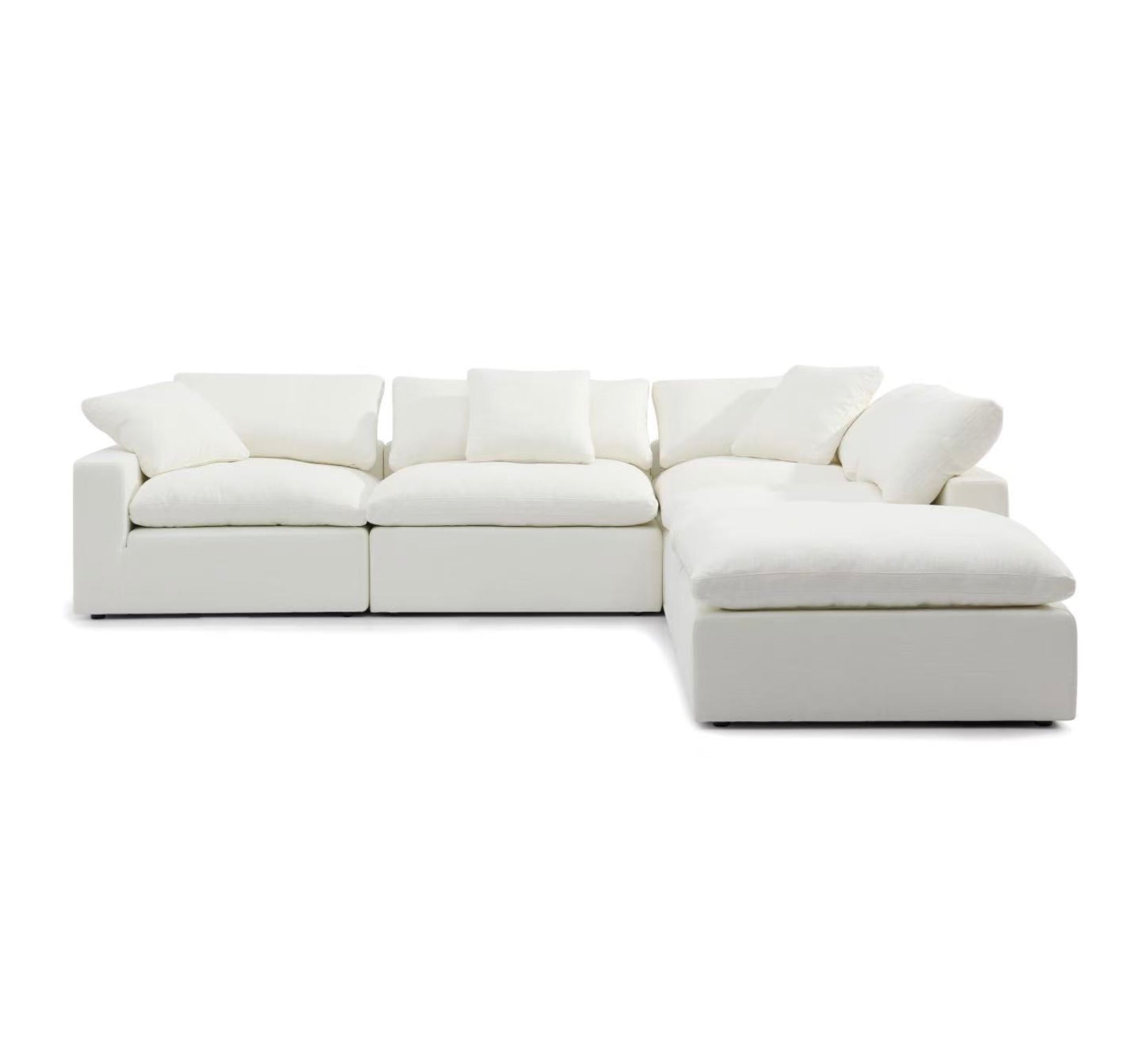 Luxurious Beige Velvet Loveseat