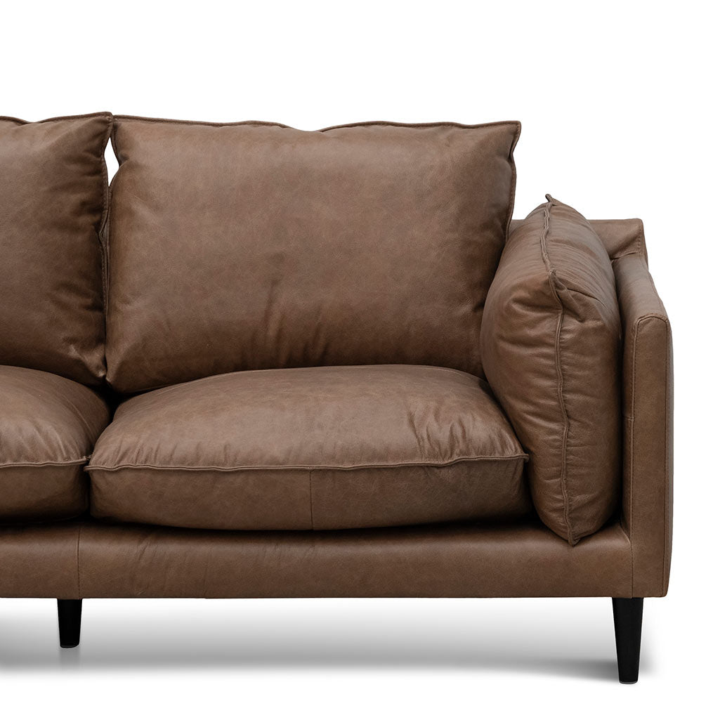 Lucio 2 Seater Sofa - Shadow Grey Leather