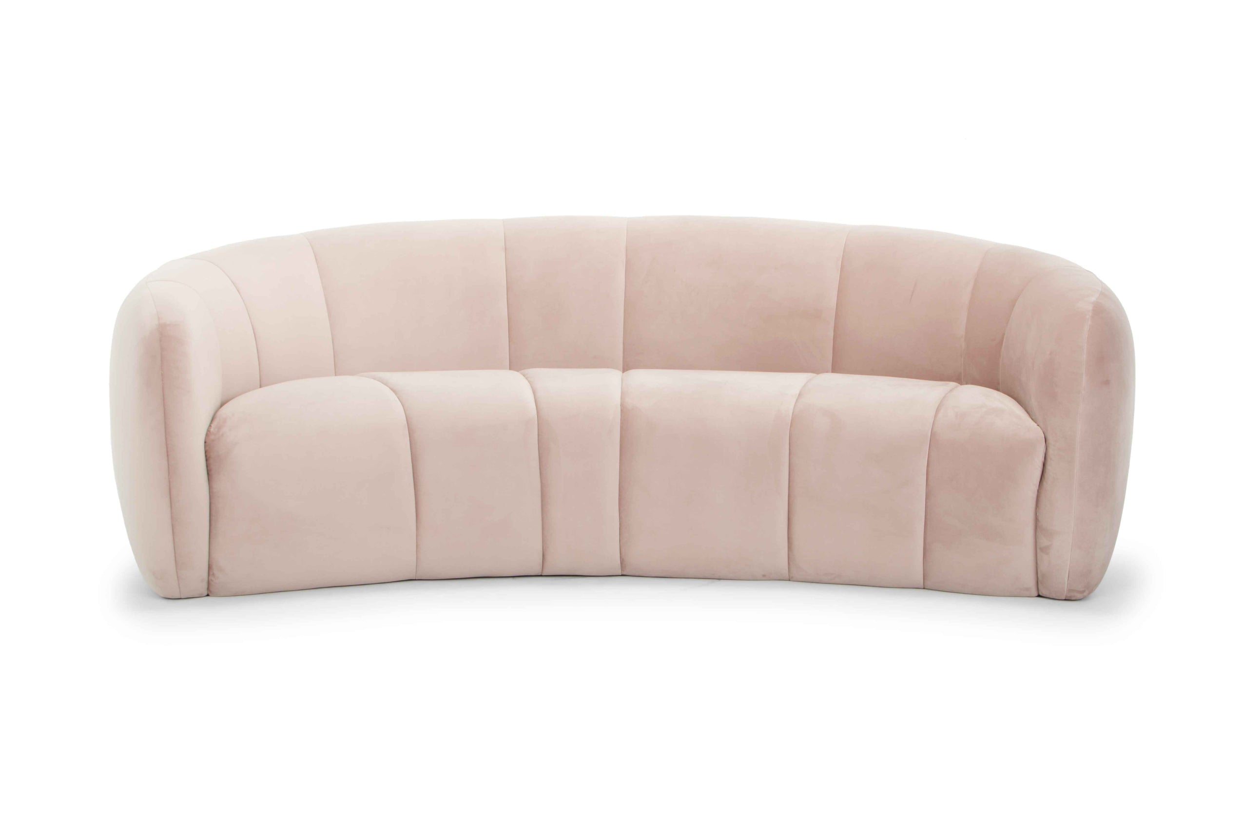 Marisol 3 Seater Fabric Sofa - Blush