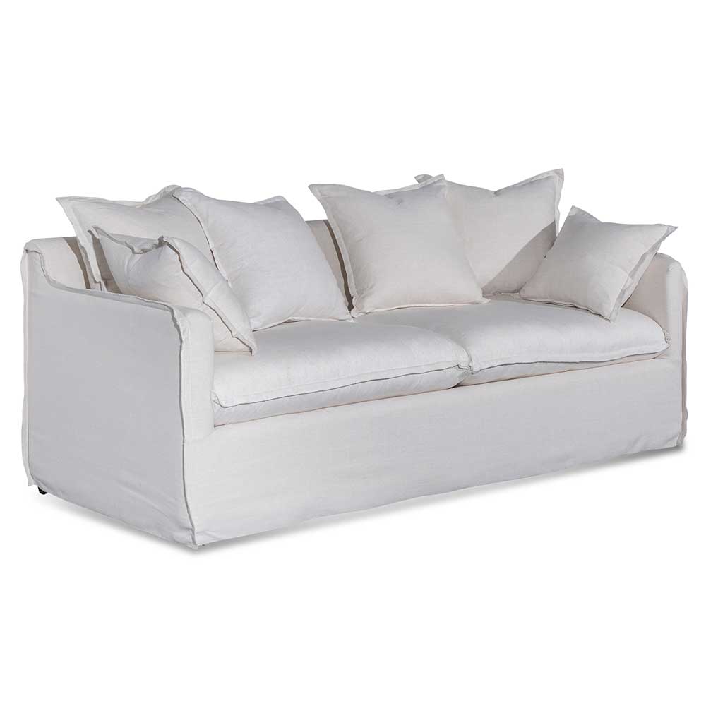 Candice 3 Seater Fabric Sofa - Linen Beige - Last One