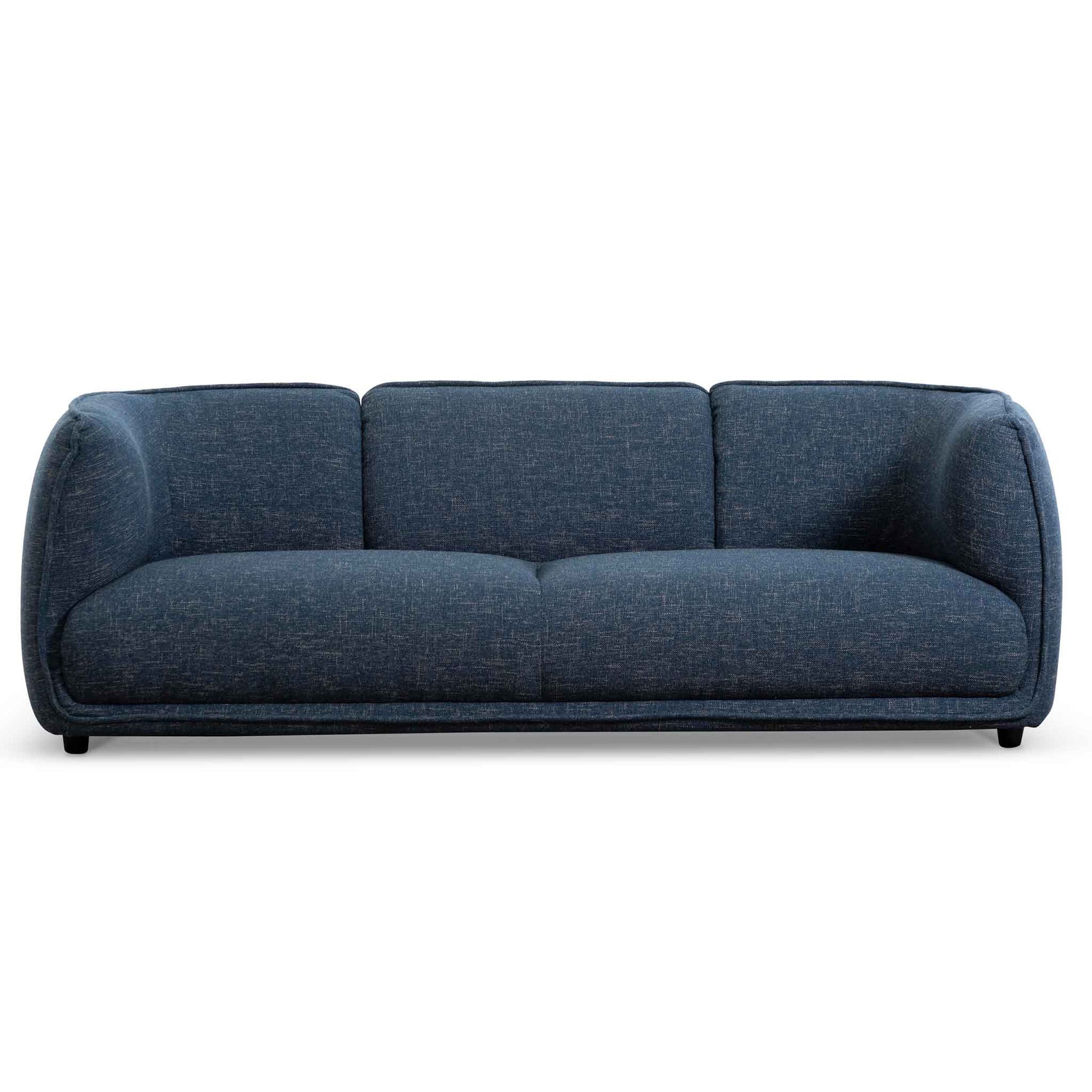 Chapman 3 Seater Fabric Sofa - Dark Blue