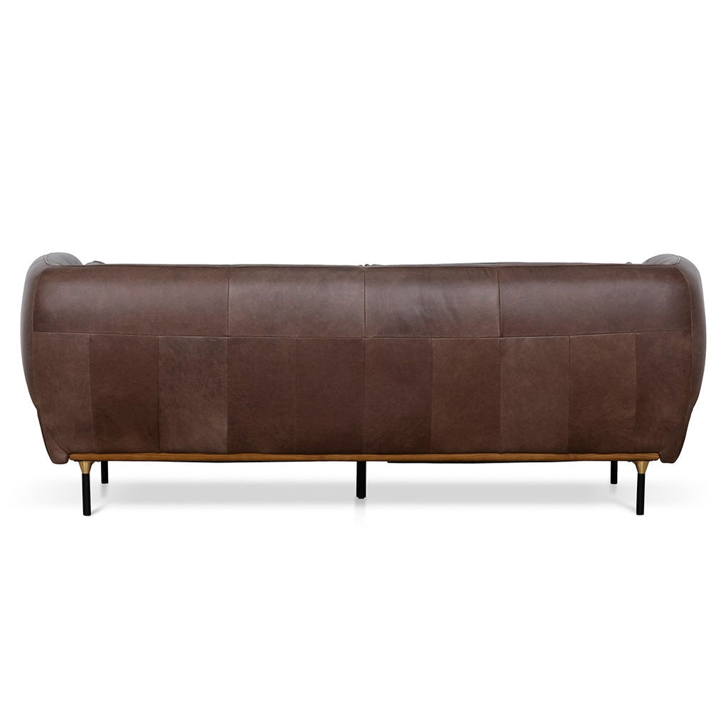 Arwel 3 Seater Sofa - Dark Brown