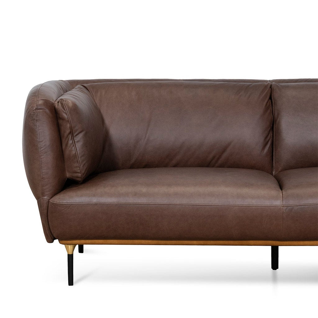 Arwel 3 Seater Sofa - Dark Brown