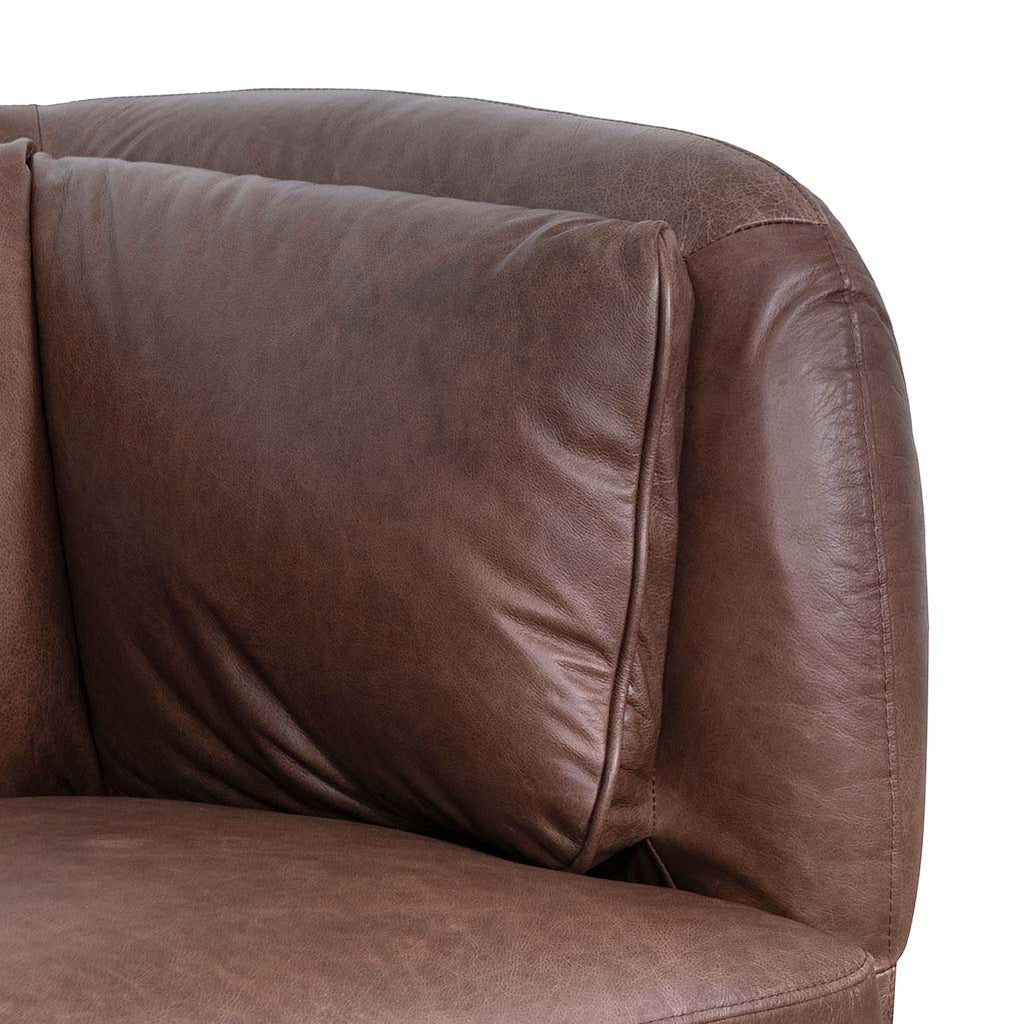 Arwel 3 Seater Sofa - Dark Brown