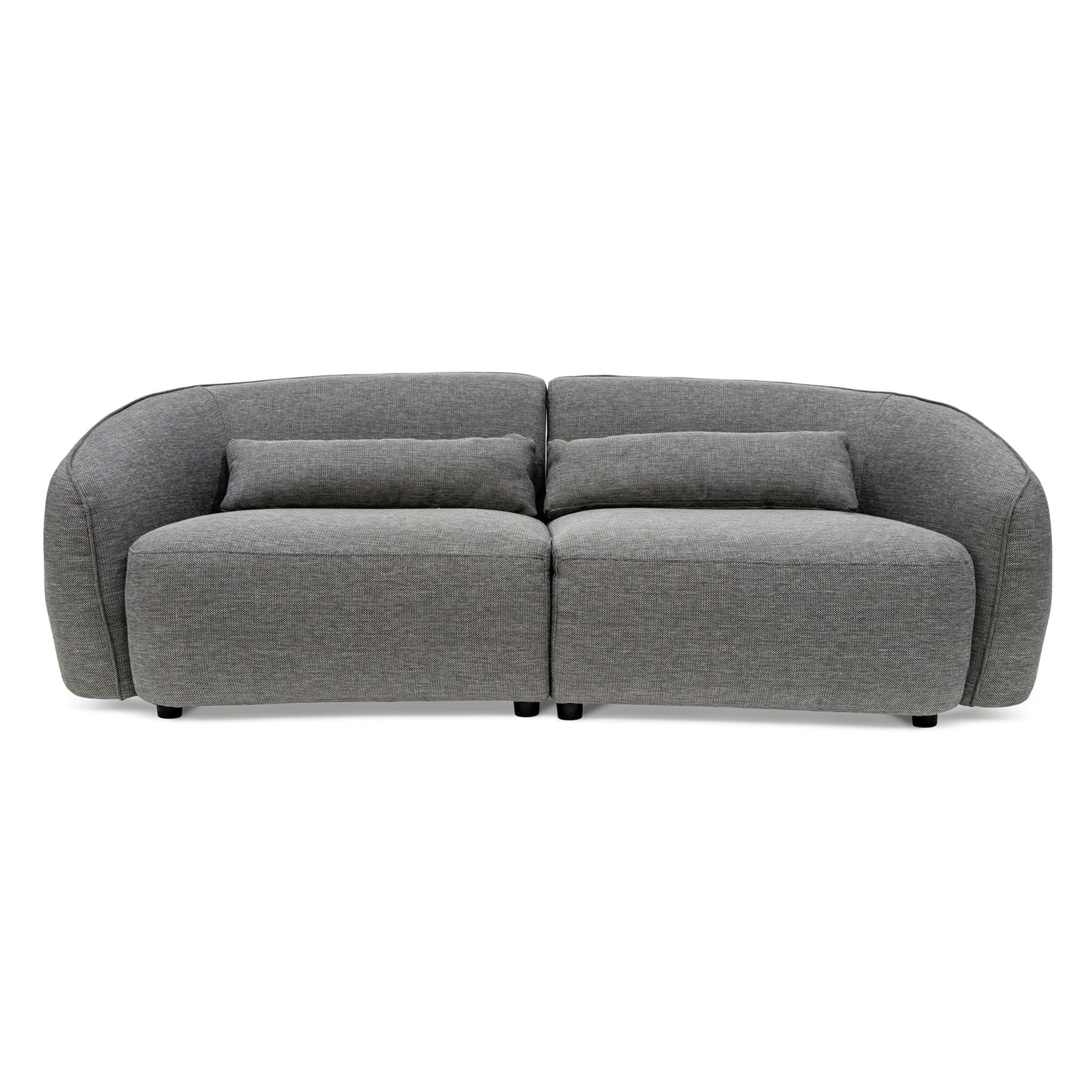 Winifred 3 Seater Fabric Sofa - Graphite Grey