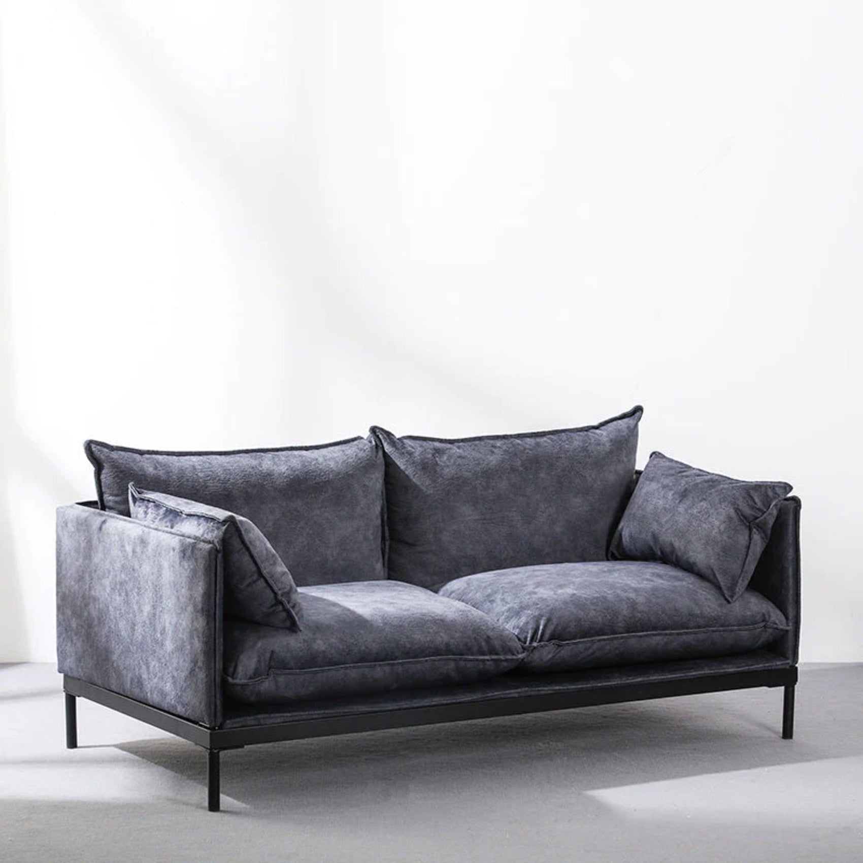 Clair 2 Fabric Seater Sofa -Slate