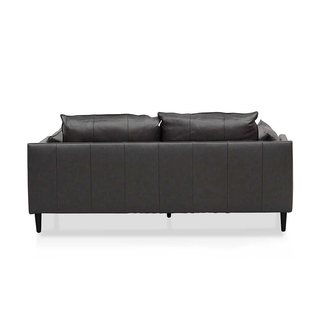 Lucio 2 Seater Sofa - Shadow Grey Leather