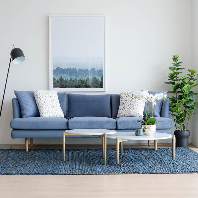 Denmark 3 Seater Sofa - Dust Blue