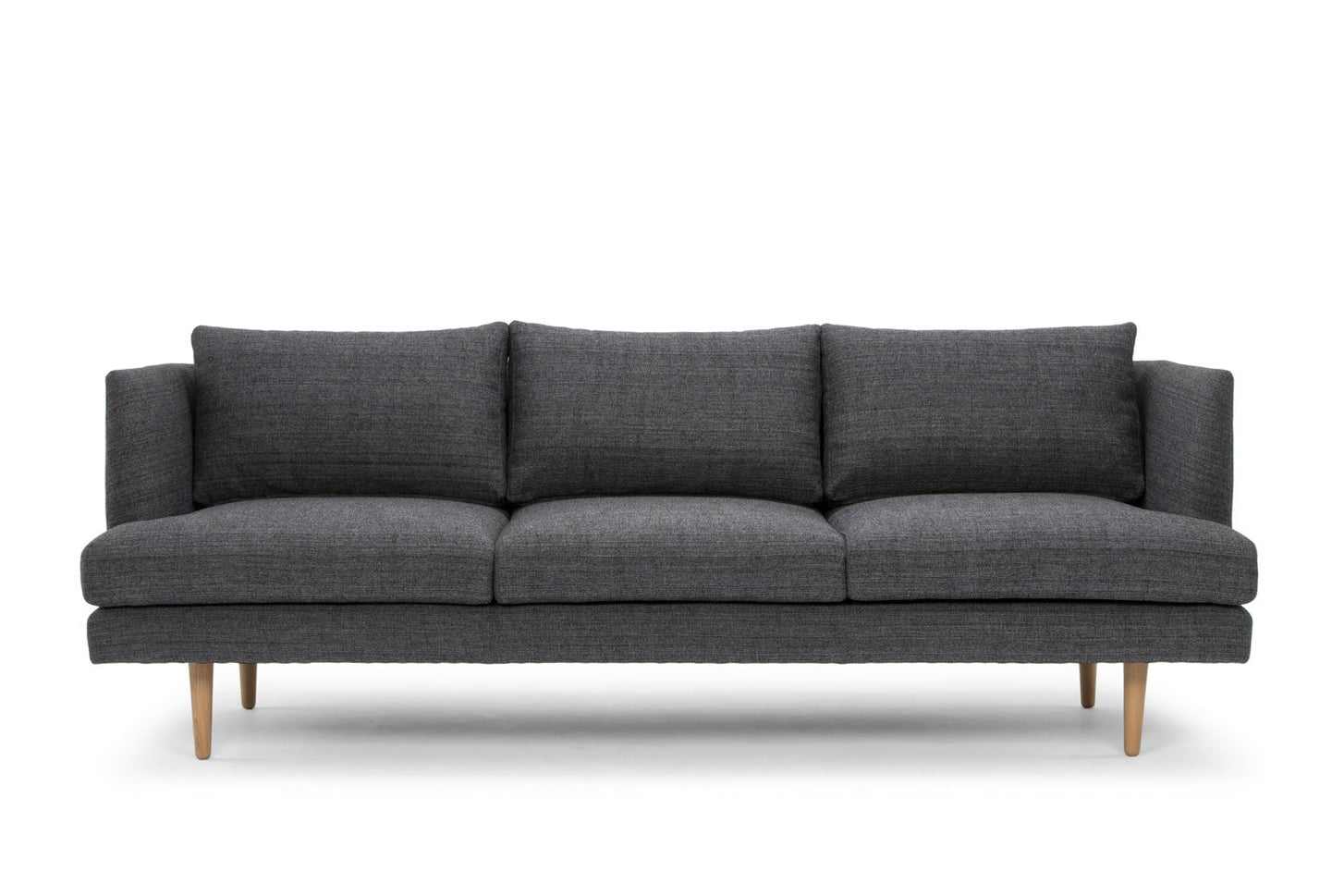 Denmark 3 Seater Fabric Sofa - Metal Grey