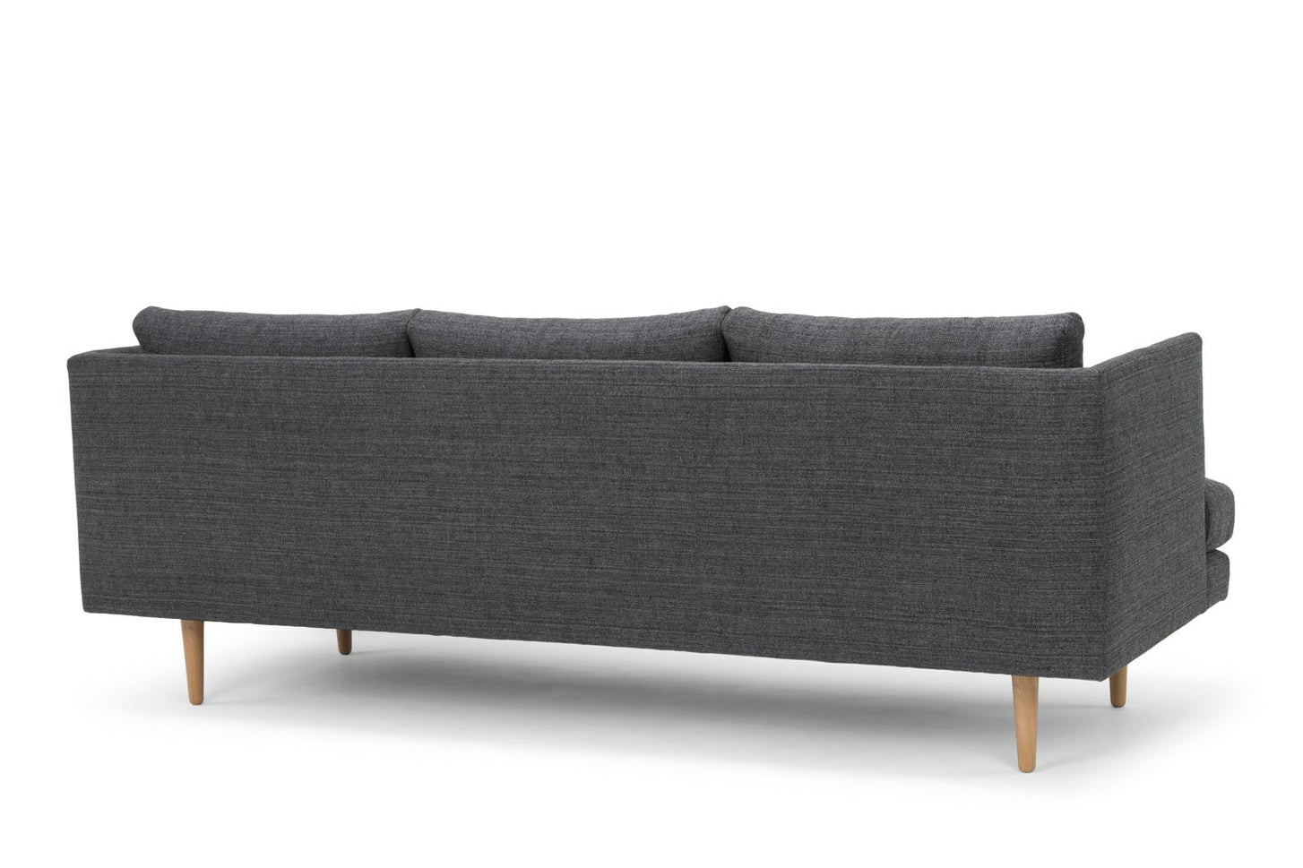 Denmark 3 Seater Fabric Sofa - Metal Grey