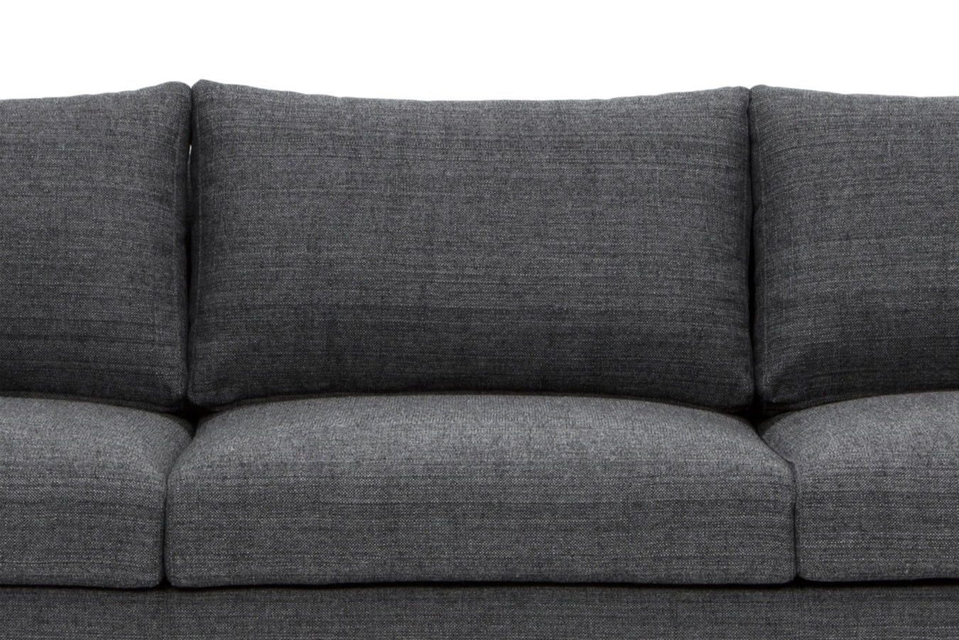 Denmark 3 Seater Fabric Sofa - Metal Grey