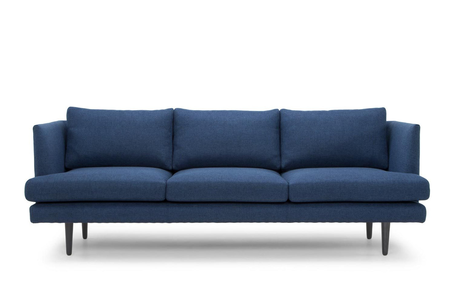 Denmark 3 Seater Fabric Sofa - Navy