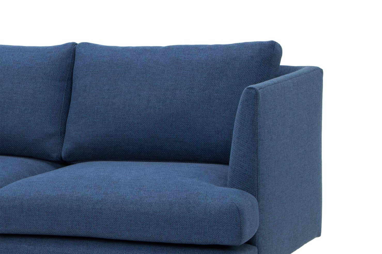 Denmark 3 Seater Fabric Sofa - Navy