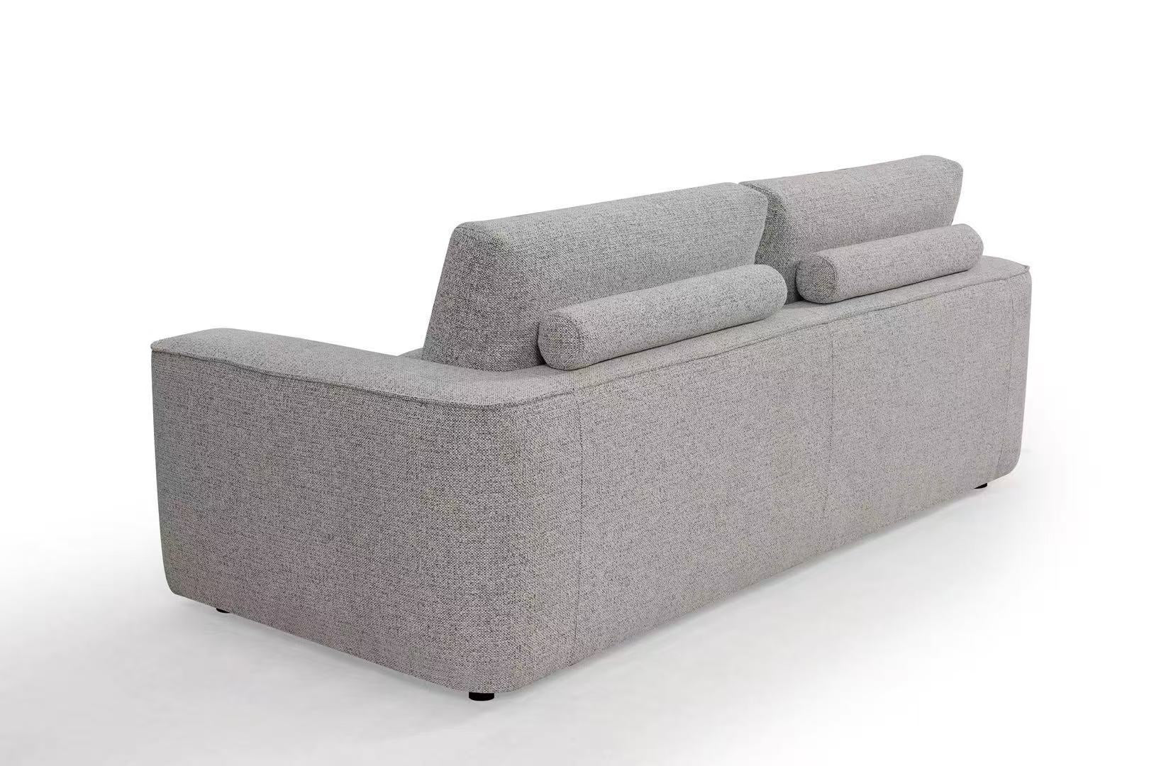 Modern 3+2 Seater Sectional Sofa Set for Living Room Gray
