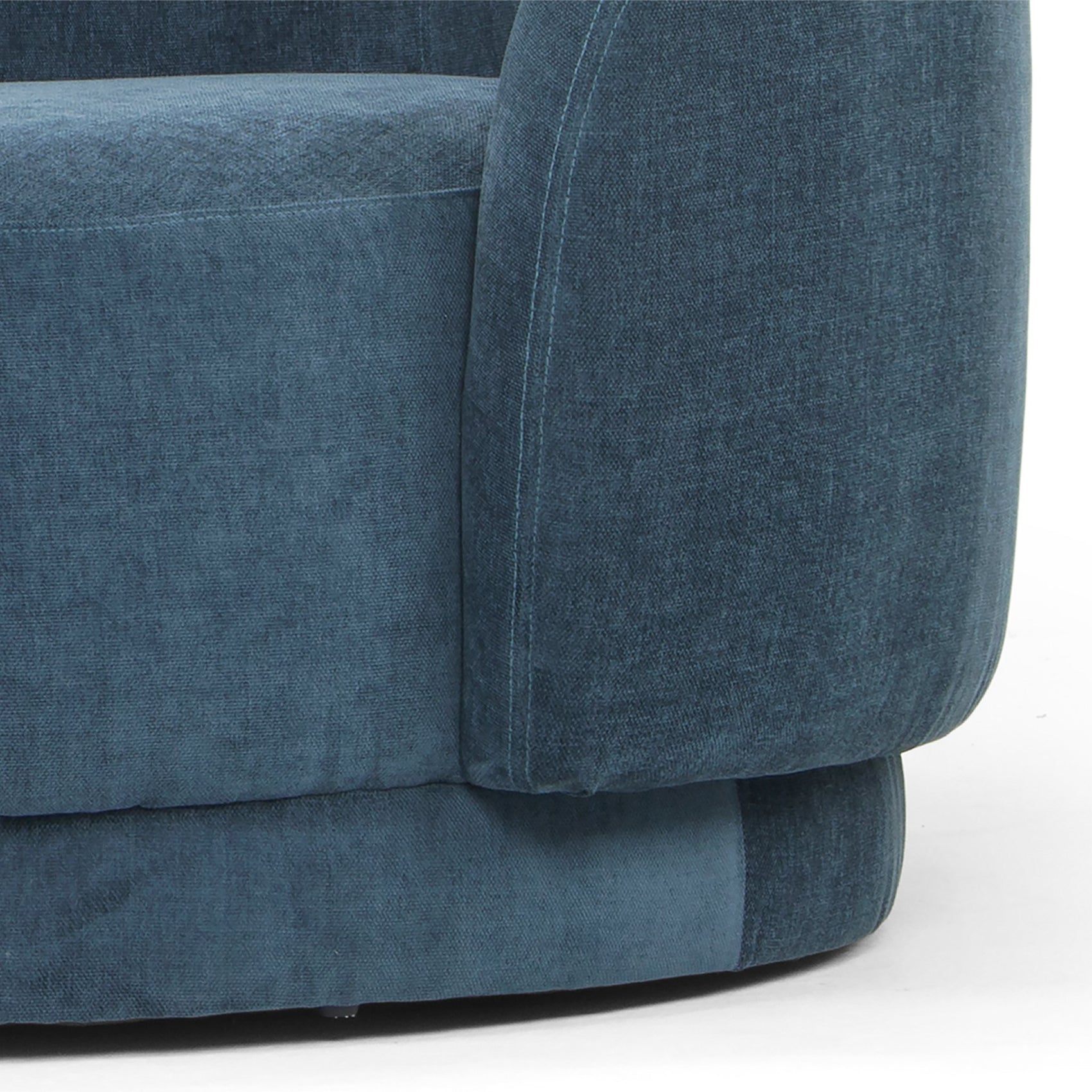 Henry 4 Seater Fabric Sofa - Dusty Blue