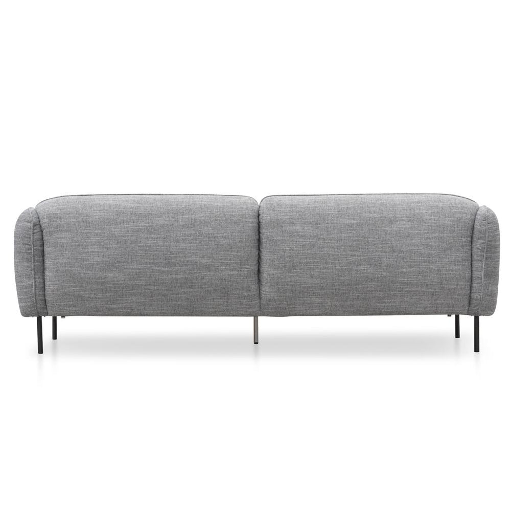 Joanna 3 Seater Fabric Sofa - Dark Spec Grey