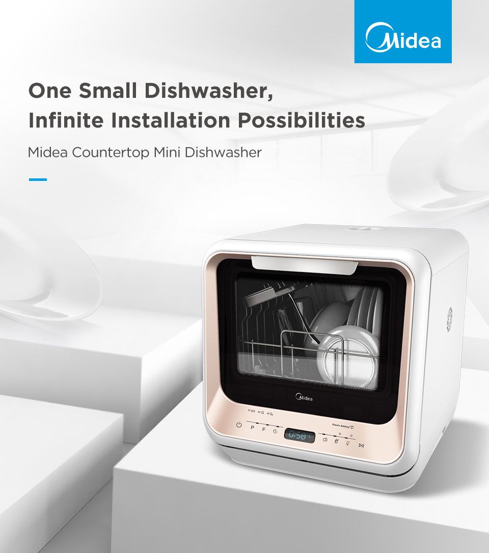 Mide Countertop Mini Dishwasher