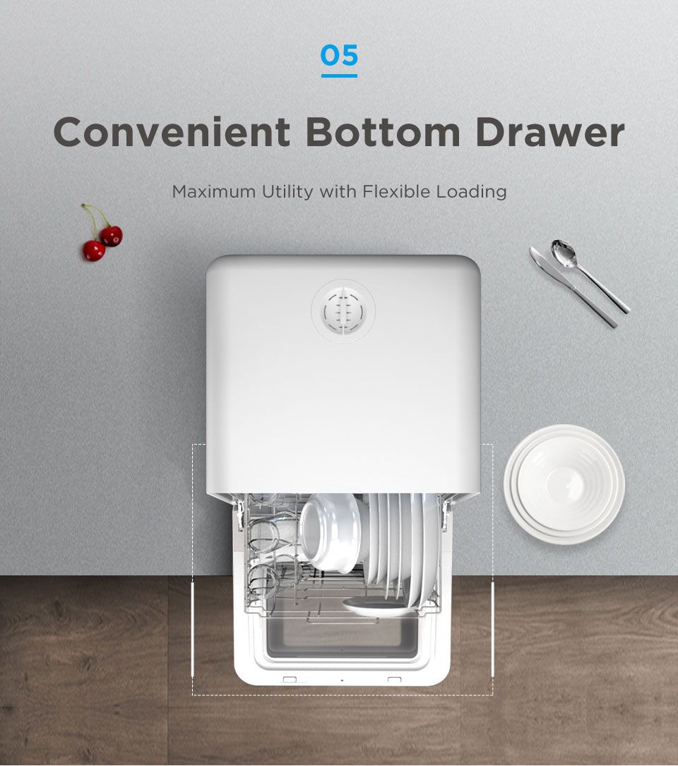 Mide Countertop Mini Dishwasher